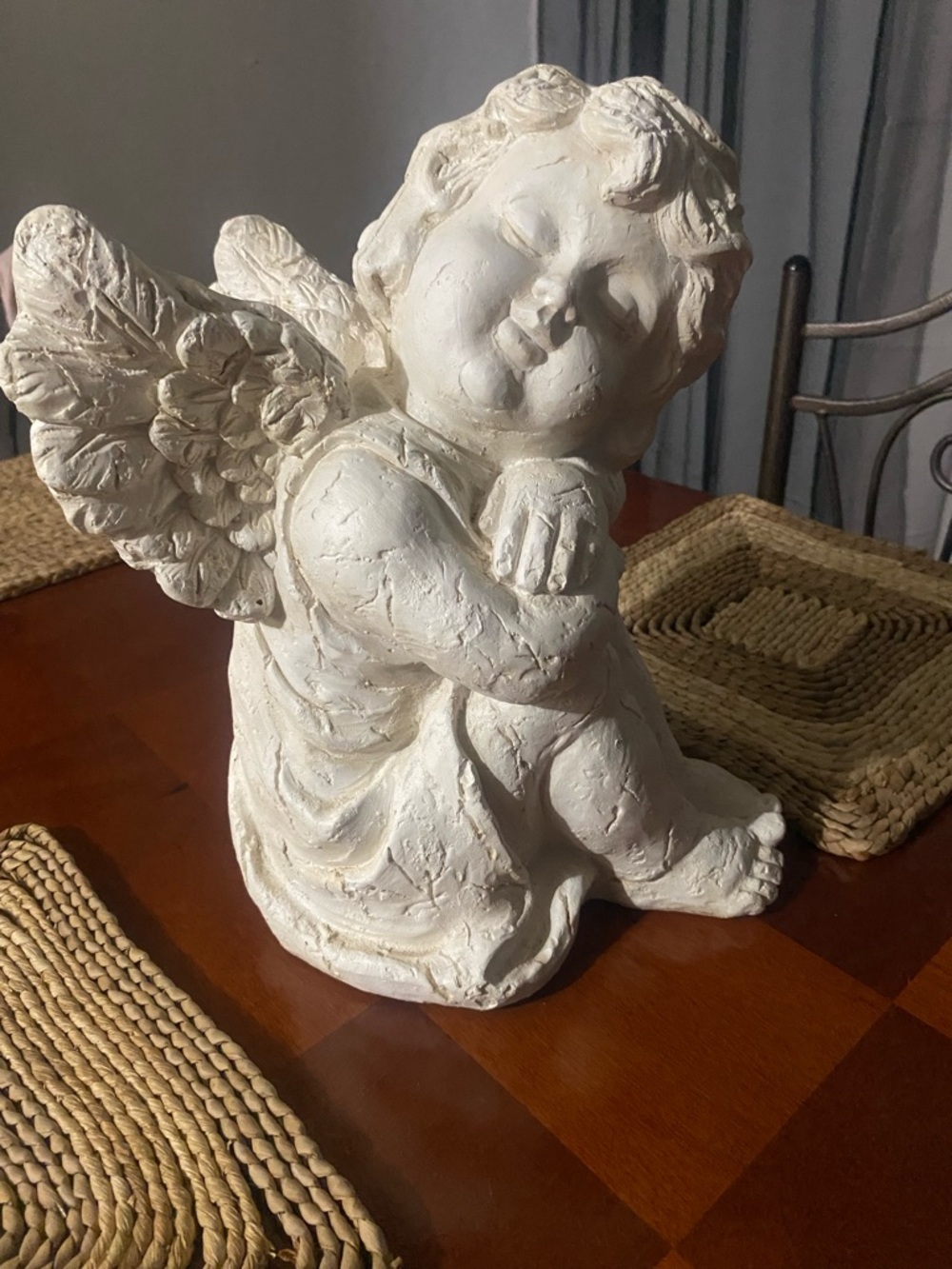 Vintage Cherub Angel statue
